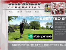 Tablet Screenshot of joshbidwellfoundation.org